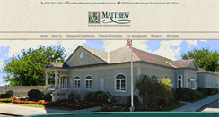 Desktop Screenshot of matthewfuneralhome.com